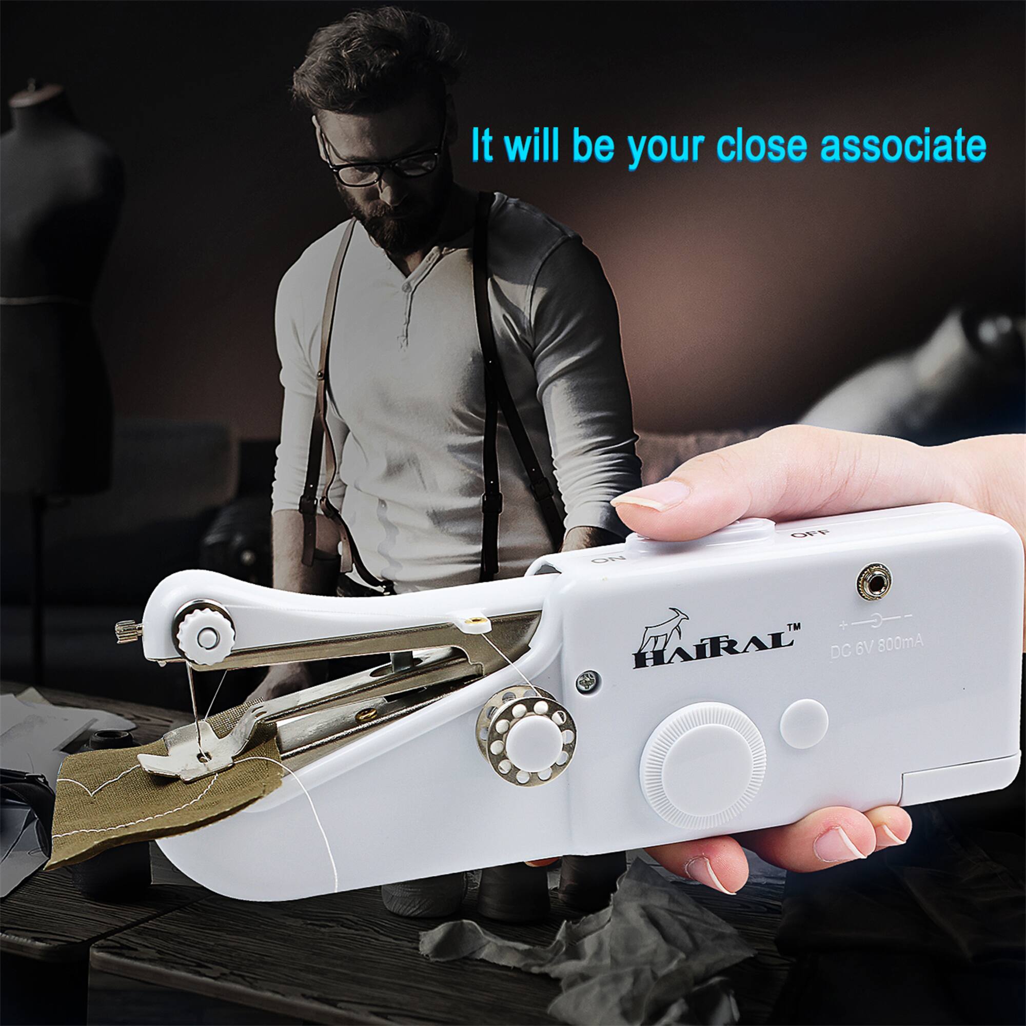 Haitral™ Craft Miniature Solo Cordless Lite Sewing Machine